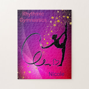 Gymnastique rythmique Filles Puzzle Ruban