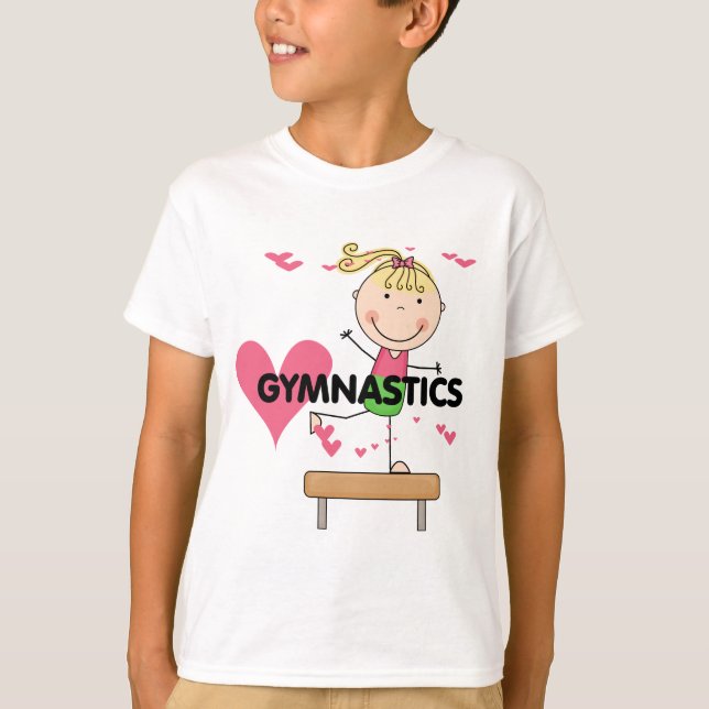 GYMNASTIQUE - T-shirts blonds de faisceau (Devant)