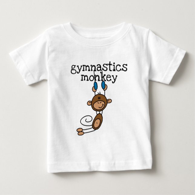 Gymnastique Tshirts et cadeaux singes (Devant)