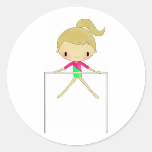 Gymnastische Aufkleber der personalisierten