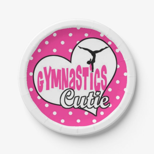 Gymnastische PapierTeller (Vorderseite)