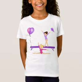 Gymnastisches T-Shirt der Mädchen