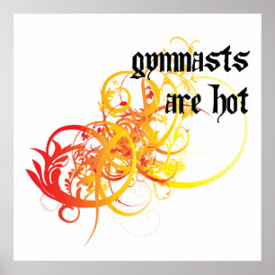 Gymnasts sind heiß poster