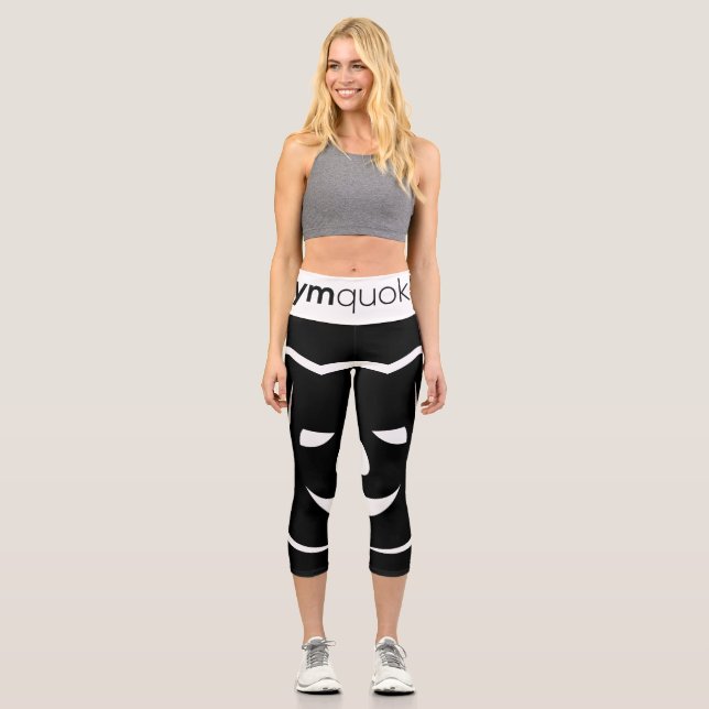 Gymquokka Hochwaist Capris (Vorderseite)