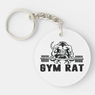 Gymratte Schlüsselanhänger