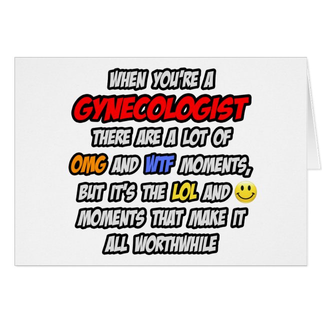 Gynäkologe ... OMG WTF LOL (Vorderseite (Horizontal))