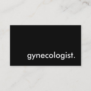 Gynäkologe. Visitenkarte