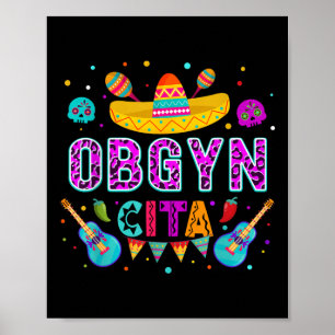 Gynäkologie-Schwester Cinco De Mayo Gynäkologie-Sc Poster