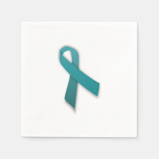 Gynäkologischer Krebs Ribbon Napkins Serviette