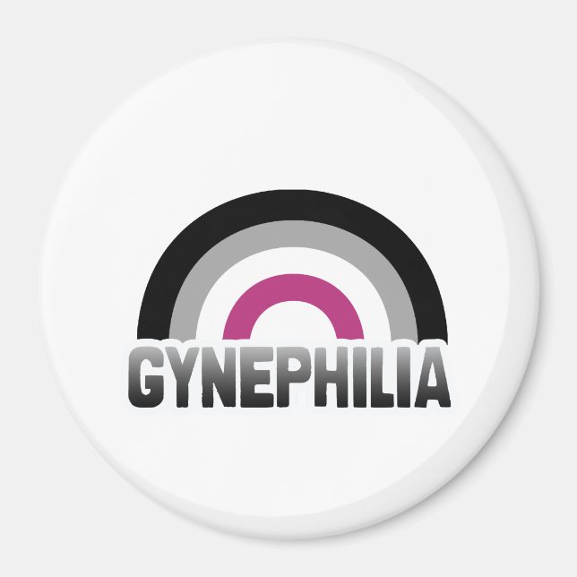 Gynephilia Pride Magnet (Vorne)