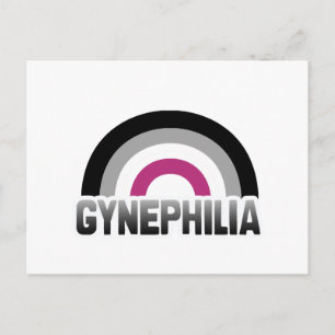 Gynephilie Stolz Postkarte