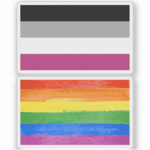 Gynephilie-Stolzflagge Aufkleber