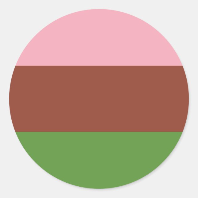 Gynesexual Pride Flag  Runder Aufkleber (Vorderseite)