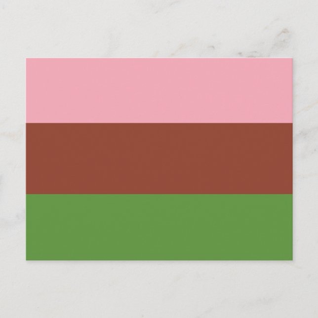 Gynosexuelle Pride-Flagge Postkarte (Vorderseite)
