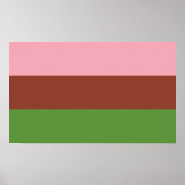 Gynosexueller Stolz Poster (Vorne)