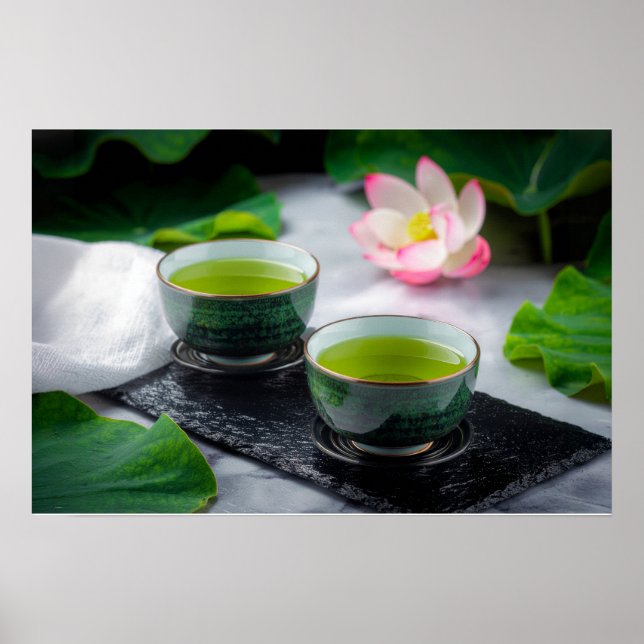 Gyokuro - Grüner Tee - ZEN BUDDHISMUS Poster (Vorne)