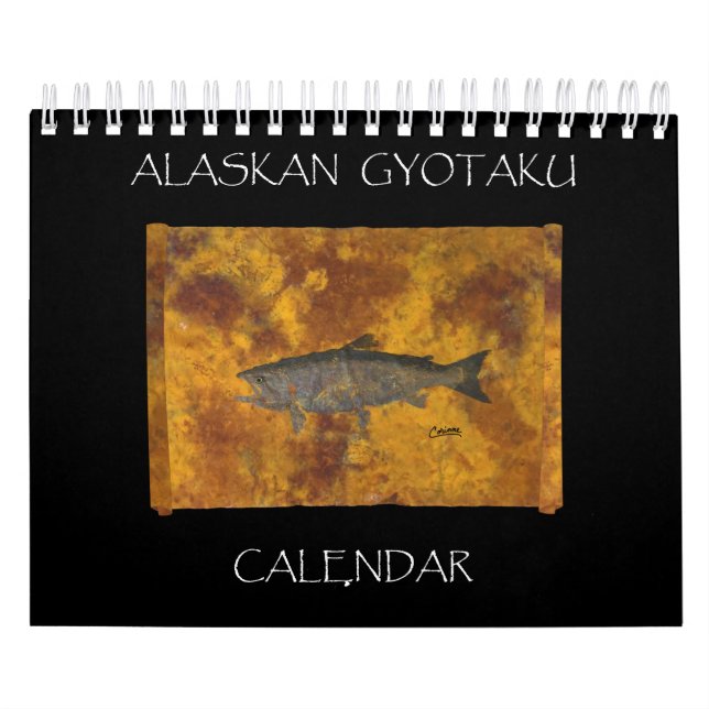 Gyotaku - kleiner Kalender (Titelbild)