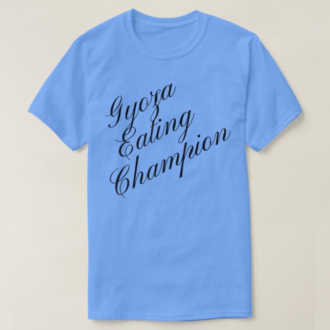 Gyoza Eating Champion Wettkampfsieger T-Shirt (Design vorne)