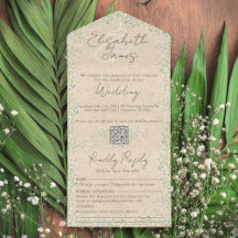 Gypsophila Watercolor Floral Rustic & Boho Wedding