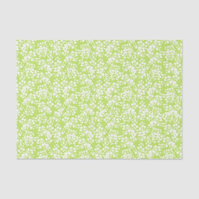 Gypsophilia Gipskraut-Blumenseidenpapier Seidenpapier (Vorderseite)