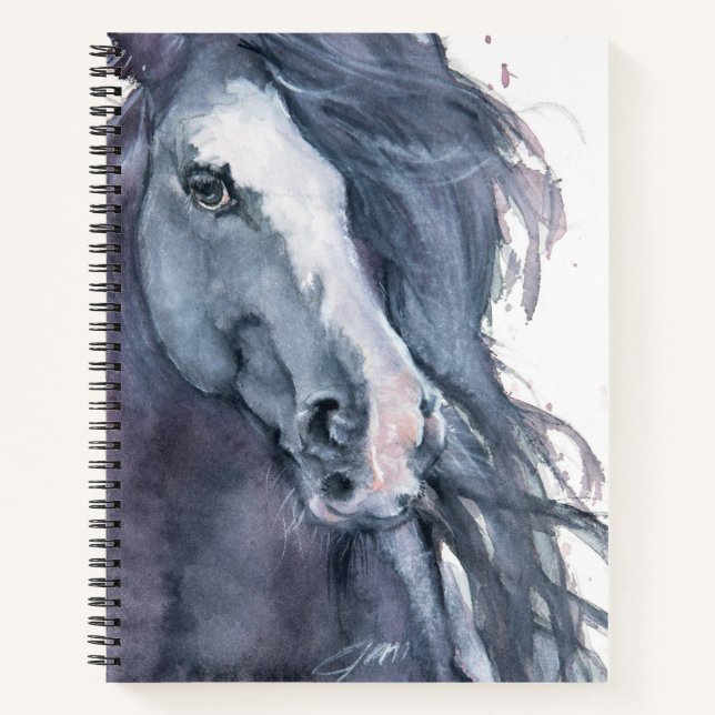 Gypsy Vanner Notizbuch (Vorderseite)