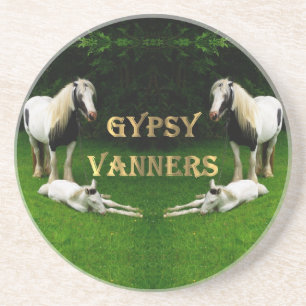 Gypsy Vanners Drink Coaster Getränkeuntersetzer