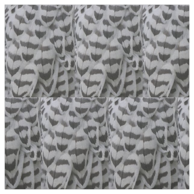 Gyrfalcon Feathers Fabric Stoff (Muster)