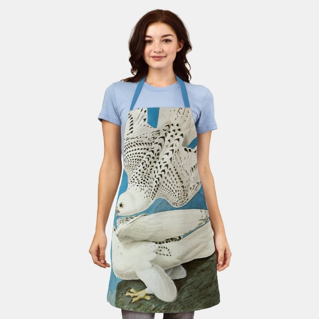 Gyrfalcons, alias Gerfalcons von John James Audubo Schürze (Getragen)