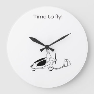 Gyrocopter-Uhr Große Wanduhr