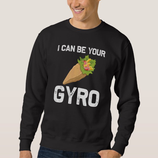 Gyros for Men Gyro Meat Pita Doner Kebab Foo Sweatshirt (Vorderseite)
