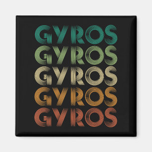 Gyros Griechenland Griechenland Foot Malaka Magnet