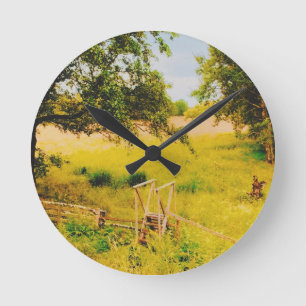 Gysinge Sommerfeld Runde Wanduhr