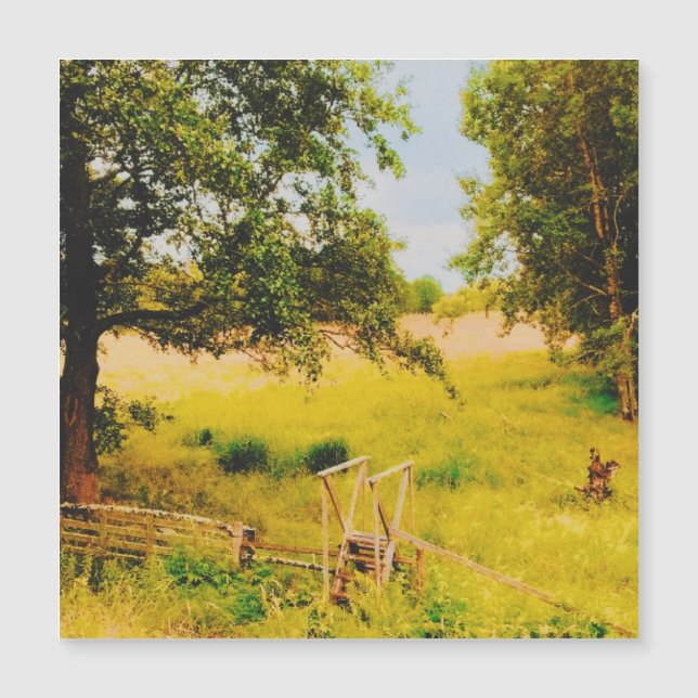 Gysinge Summer Field  Magnetkarte (Vorderseite)