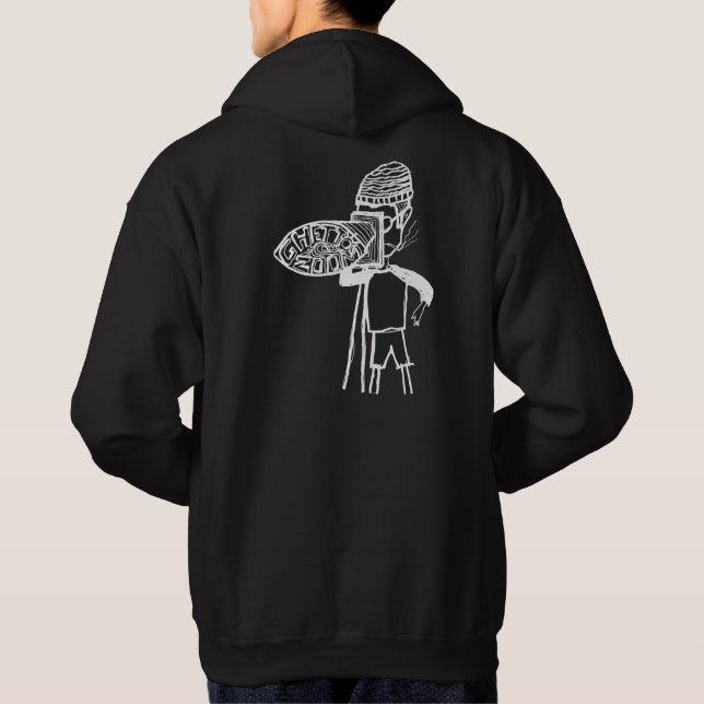 GZ - Sweat - shirt à capuche de zoom du ghetto (Dos)