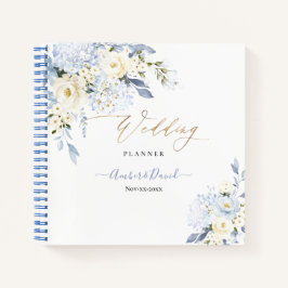 H2 BLAUE HYDE CREAM ROSE WEDING PLANNER NOTIZBUCH