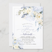 H2 Blue Hydrangea Creme Rose Brautparty