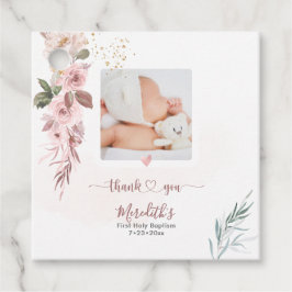 H2 Dusty Rose Geburtshaus Dusche Vielen Dank Geschenkanhänger