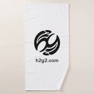 h2g2 Logo Badetücher Badehandtuch