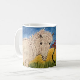 H2O die Tasse des Pferdes