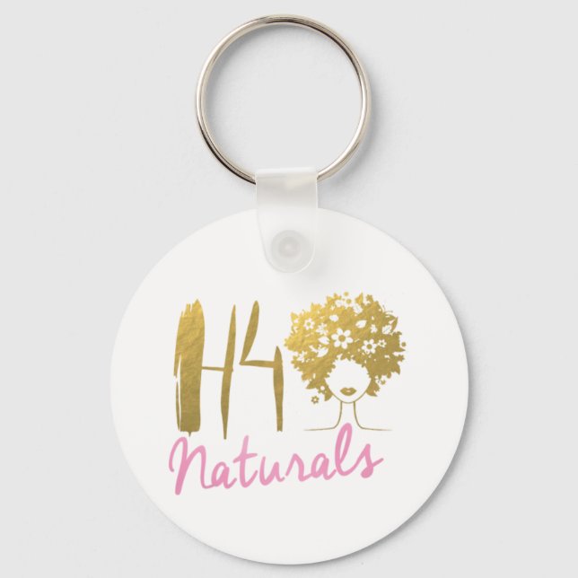 H40 Naturals Round Schlüsselanhänger (Vorderseite)
