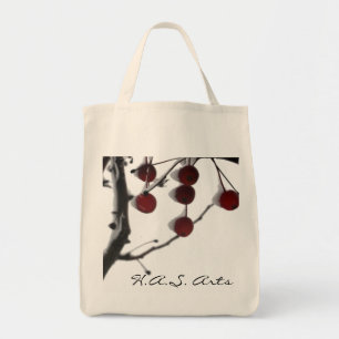 H.A.S. Kunst-Winter-Rot-Beeren Tragetasche
