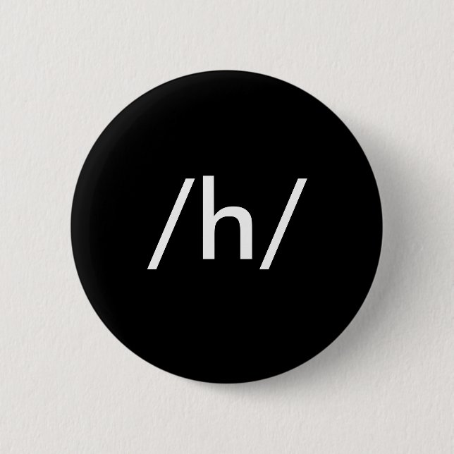 /h/ button (Vorderseite)