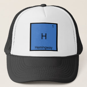 H - Chemie-Element-Symbol-T-Shirt Hemingway Truckerkappe
