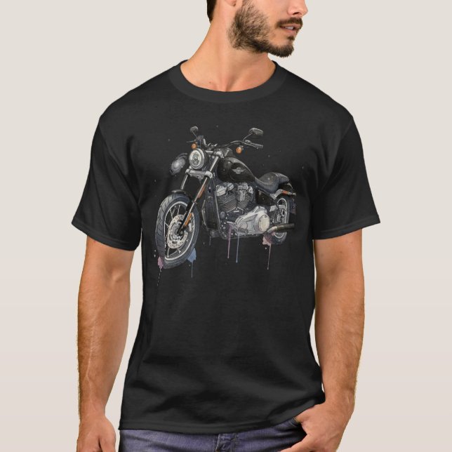 H.D Motorrad T-Shirt (Vorderseite)