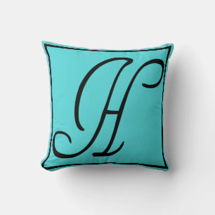 H ERSTE PILLOW - Buchstabe H über den Hintergrund  Kissen