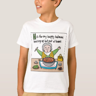 H est pour Hot Pot T-shirt pour enfants