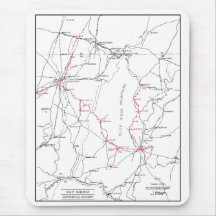 H&F Systems-Karte Mousepad