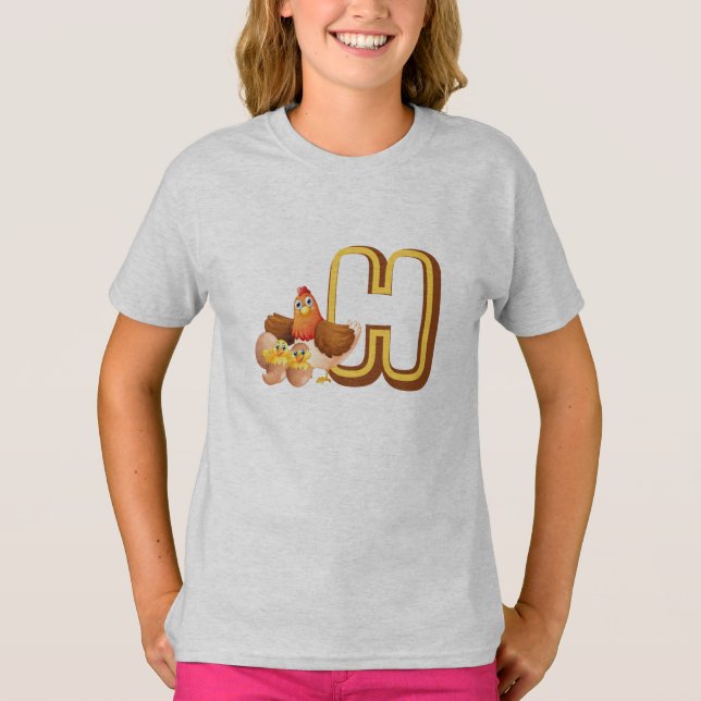 H for Hen T-Shirt (Vorderseite)