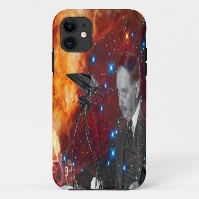 H.G.Wells-Science Fiction Case-Mate iPhone Hülle (Rückseite)
