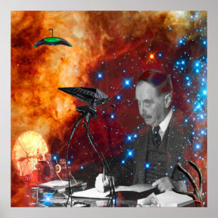 H.G.Wells-Science Fiction Poster
